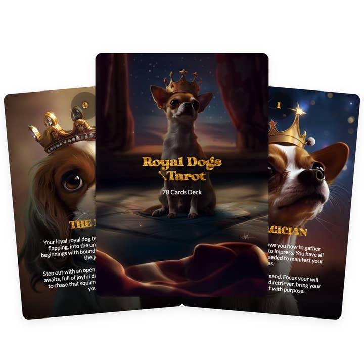 Royal Dogs Tarot - 78 Cards for wholesale by IBIZA TAROT