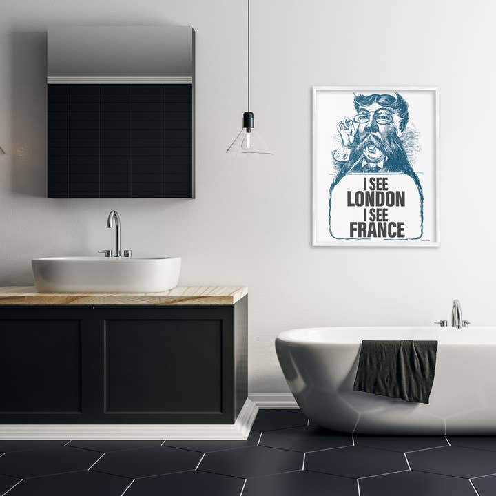 Stupell Industries - Wholesale Wall Sign - I See London & France - Framed Wall Art6