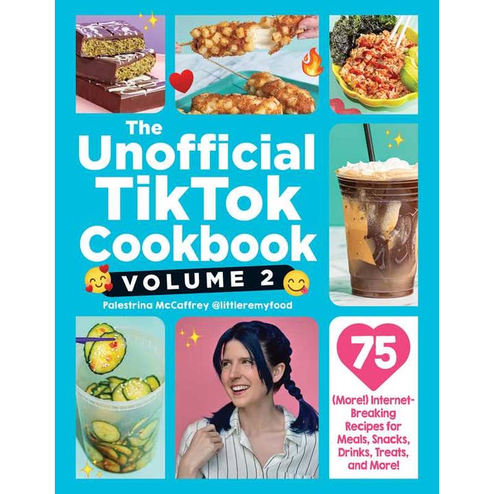 Unofficial TikTok Cookbook, Volume 2 by Palestrina McCaffrey for wholesale by Simon & Schuster