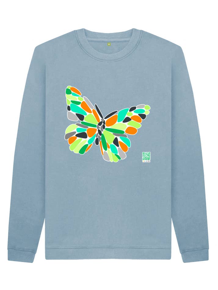 Moletom borboleta verde para crianças por atacado de Dodo & Pals