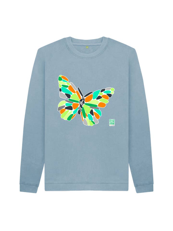 Moletom borboleta verde para crianças por atacado de Dodo & Pals