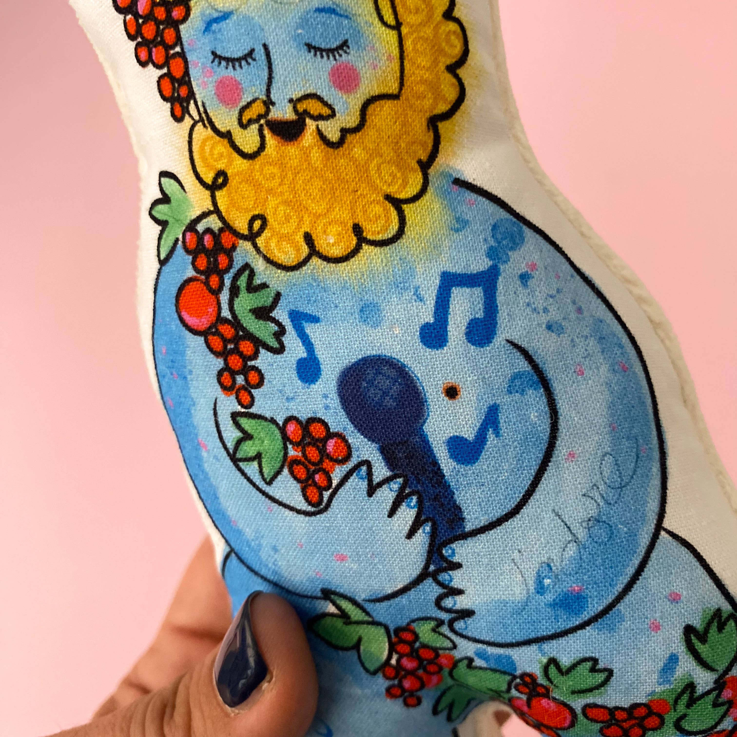 Tambour Battant – Großhandel Greifspielzeug – Baby – Herr Blauer Rassel2