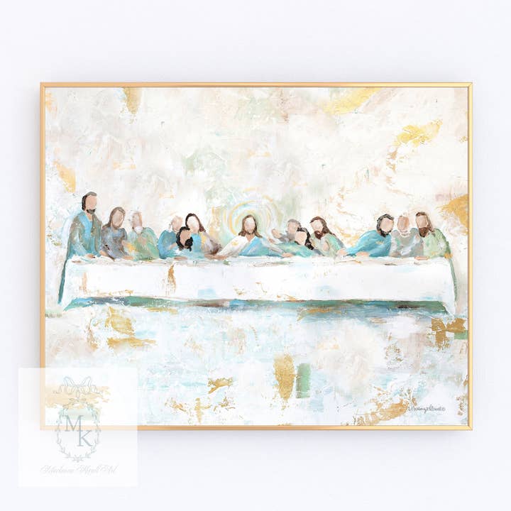 'Last Supper' Paper Print for wholesale by Mackenzie Kissell Art