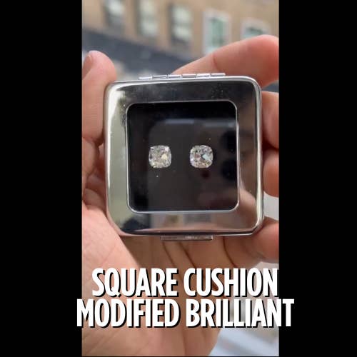 Firkantet Pude Modificeret Brillant Diamant for engroshandel hos Nova Jewels LA