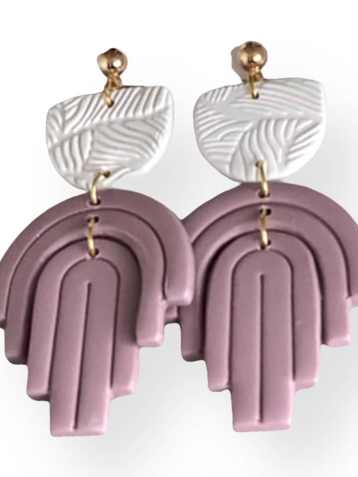 HANDCRAFTED- Mary Polymer Clay Chandelier Earring for wholesale by Cherry Casa