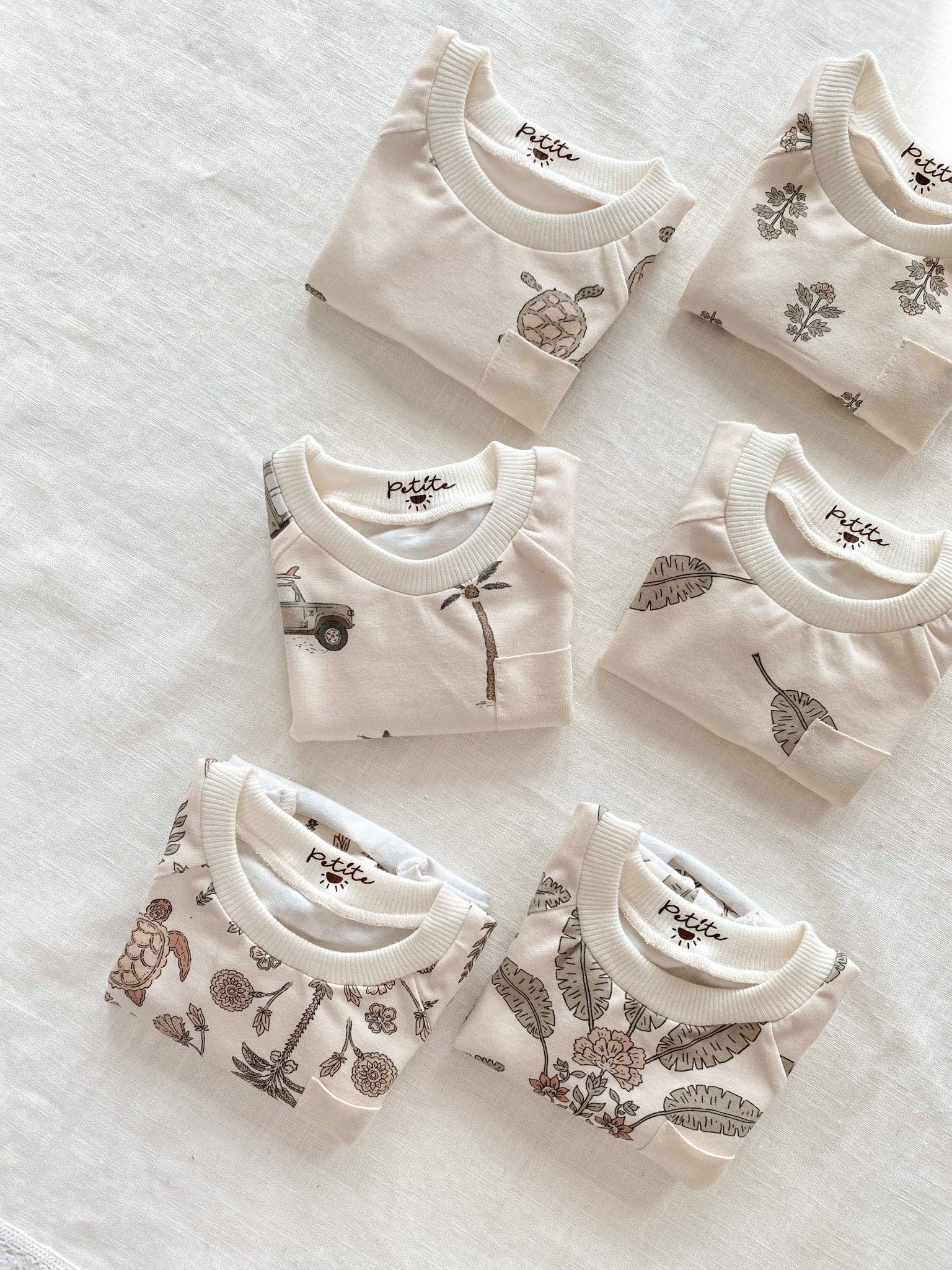 PETITE EvelinaApparel - Wholesale T-Shirt - Baby - Baby jersey t-shirt / cars & palm trees4