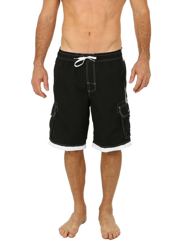 Unisex Swim Cargo Lang Stor #S007 for engroshandel hos Uzzi