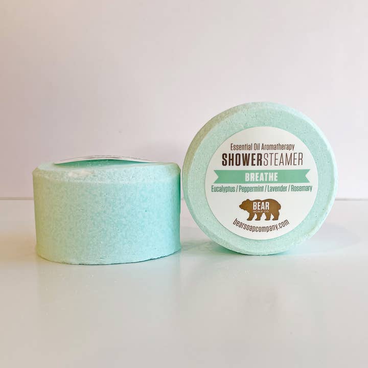 Adem douche steamer voor wholesale door Bear Soap Company