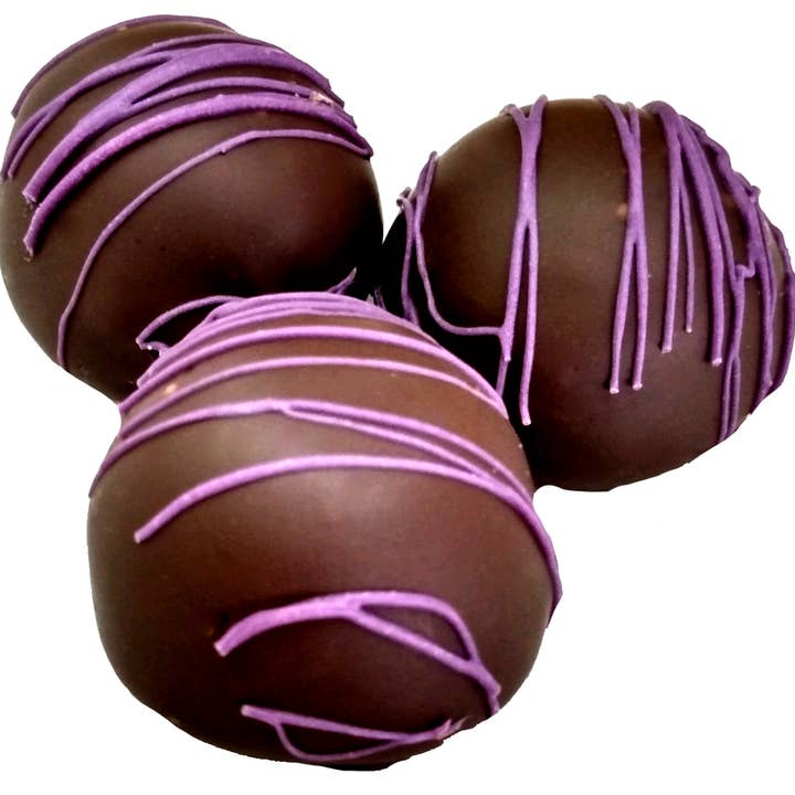 Queen Bee Gardens - Vente Friandises enrobées de chocolat - Truffe Huckleberry2
