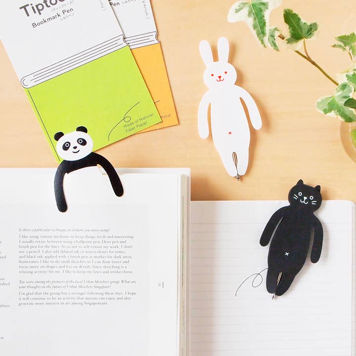 SUGAI WORLD – wholesale Bokmärke – Tiptoes bokmärke med kulspetspenna i djurform7