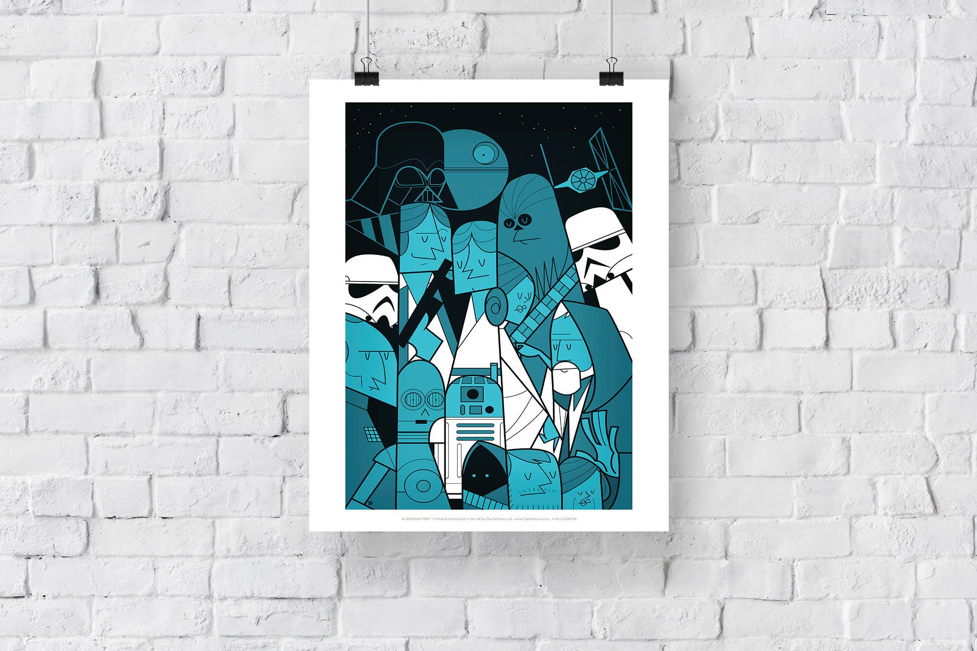 Star Editions – Engroshandel Kunsttryk – Star Wars - Alle tegn - 11X14“ Premium kunsttryk2
