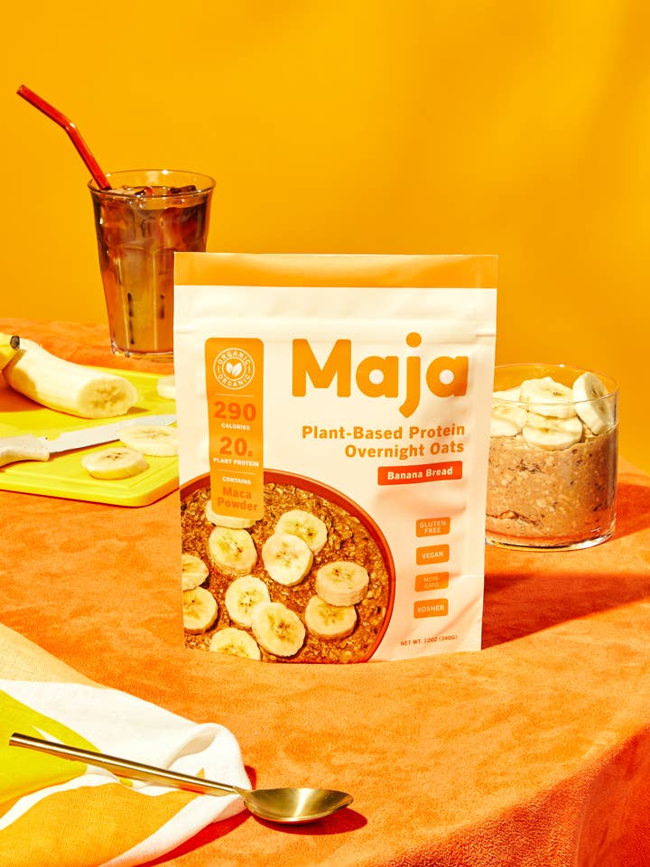 Banana Bread Oats (Single Serve) for wholesale by Maja