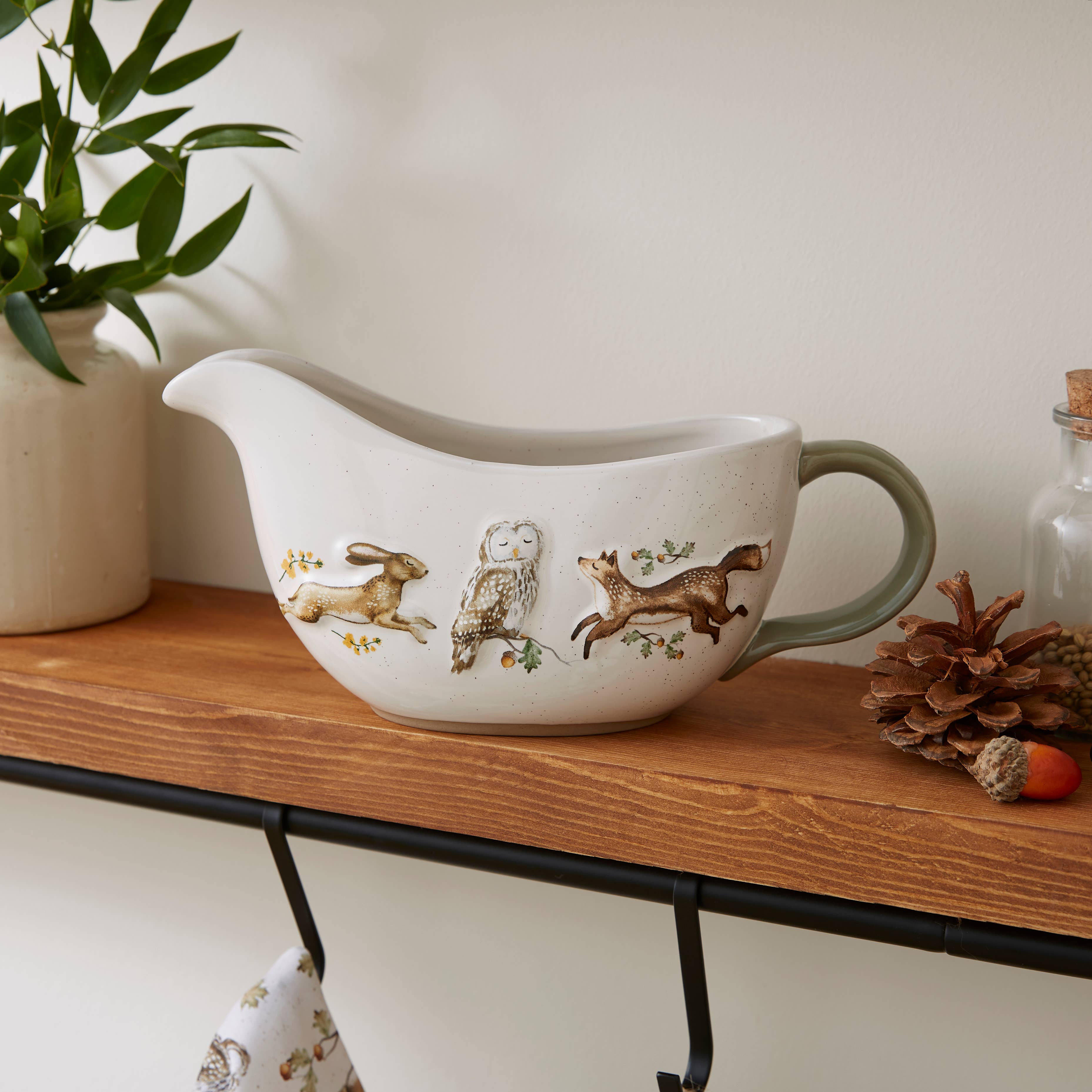 Multi Gravy Boat Forest Fable for wholesale on Faire1