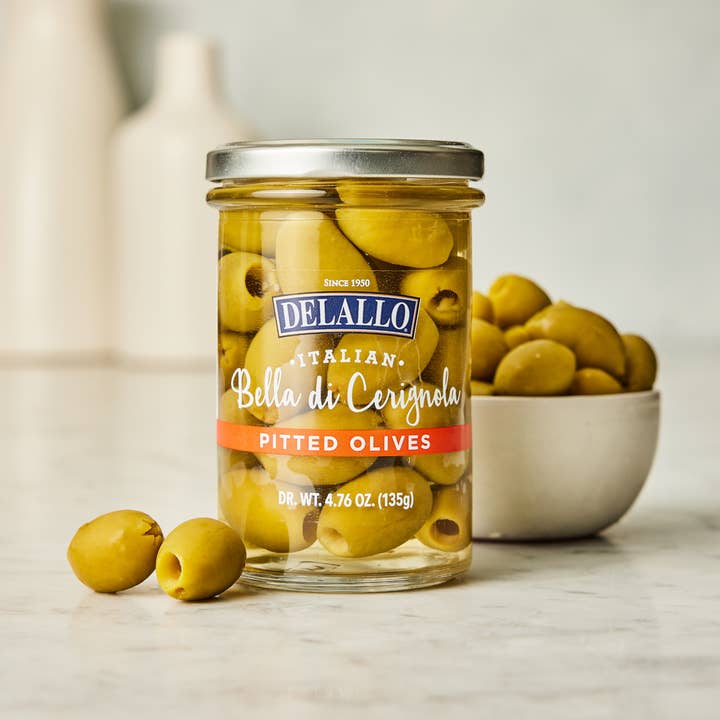 Delallo - Wholesale Olives - Bella di Cerignola Olives (Pitted)4