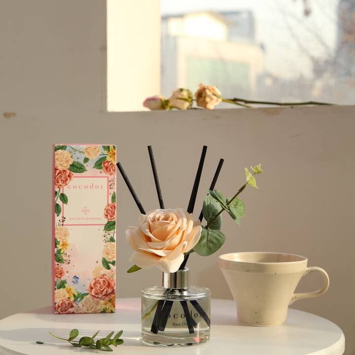 Cocodor Italy srl - Venta al por mayor Difusores de palitos - Difusor de Rosas Cocodor 120 ml (4.0 oz) Fragancia de Algodón Puro2