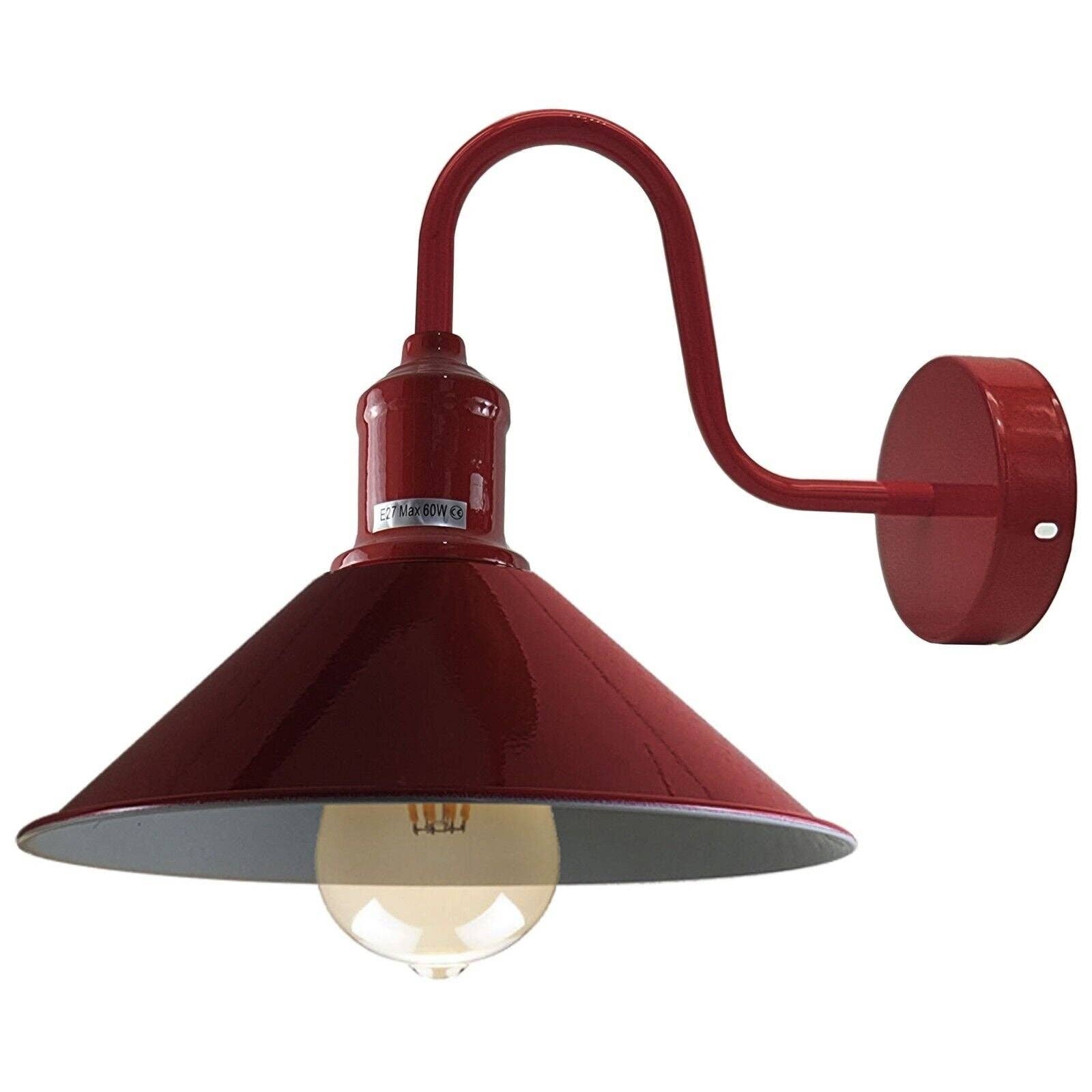 Ledsone – wholesale Sconce – Vintage Retro Industrial Wall Light Shade Metal Lampshade Sconce Wall Lights-40809