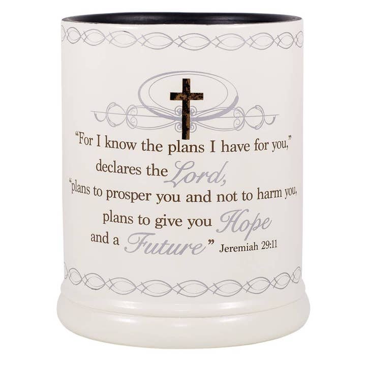Jeremiah 29:11 Jar Candle Warmer for wholesale by Dicksons