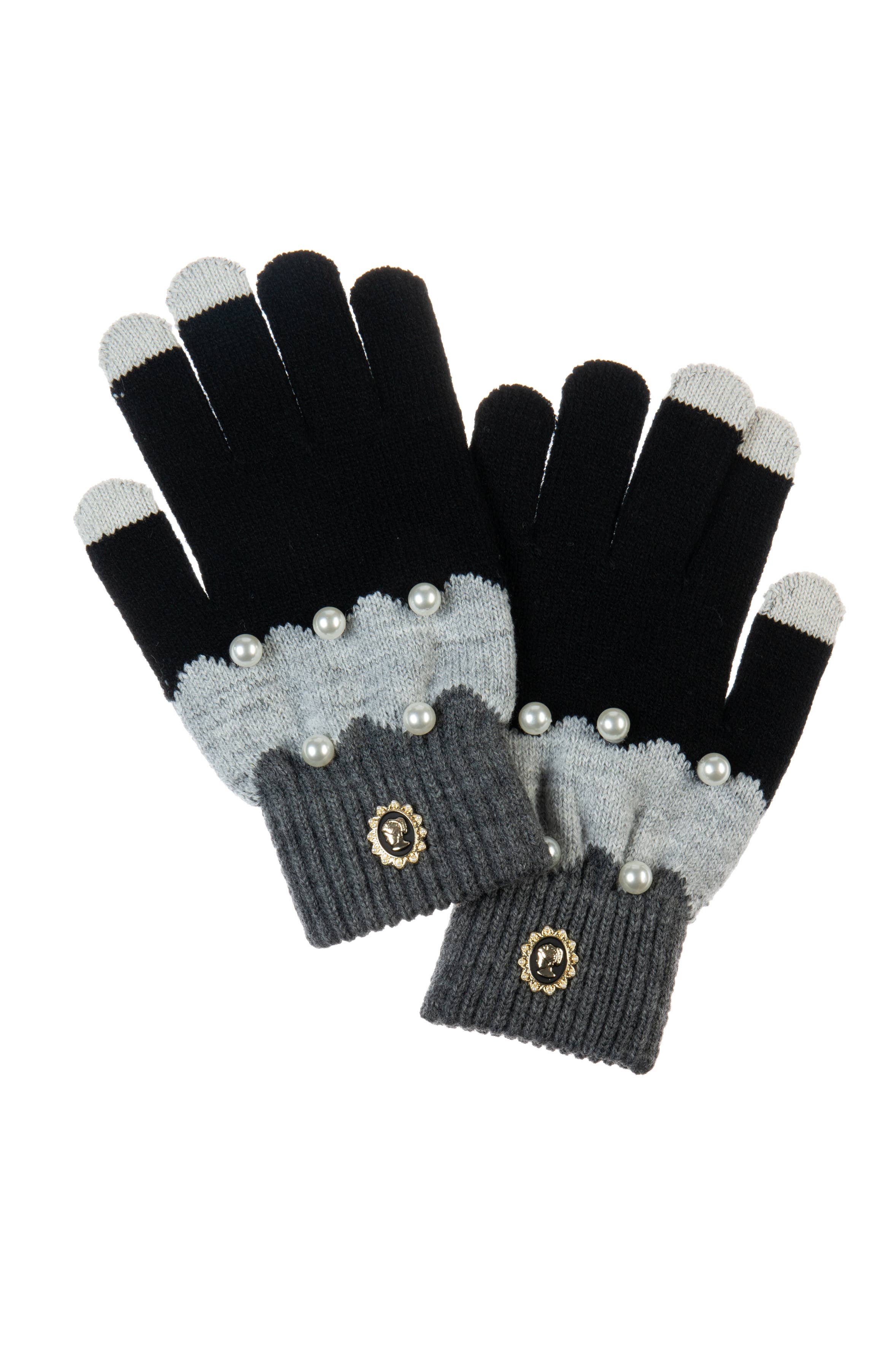 Ole – Großhandel Handschuhe – Damen – Passende Touchscreen-Handschuhe in Perlmuttfarben