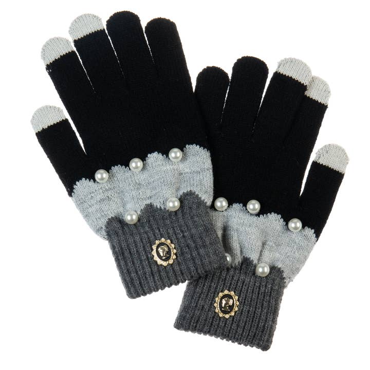 Ole – Großhandel Handschuhe – Damen – Passende Touchscreen-Handschuhe in Perlmuttfarben 0