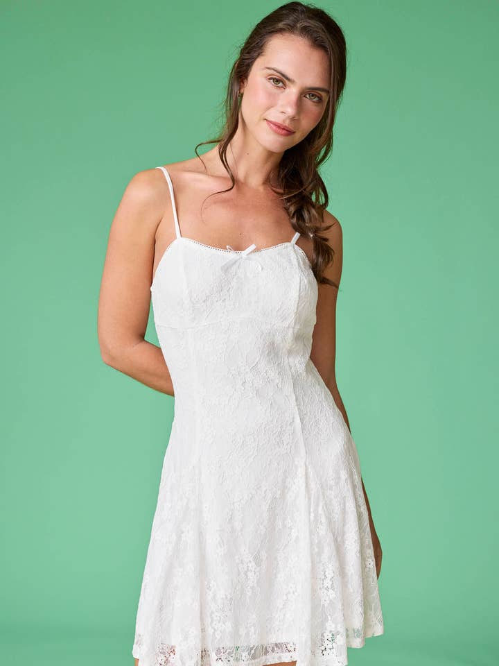 PD50429 - Bianca Lace Shift Dress for wholesale by Papermoon