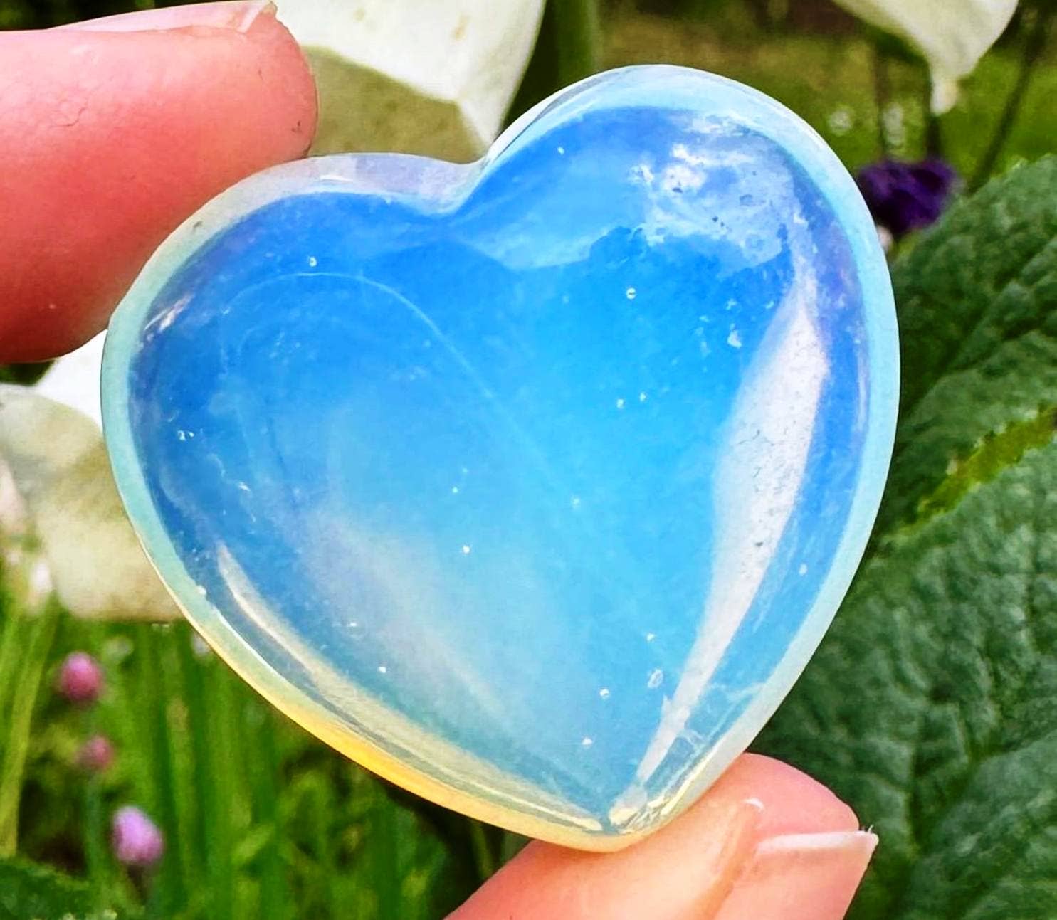 Elf Kendal Hippies - Vendita all'ingrosso Pietra/cristallo spirituale - Cuore di cristallo 30mm cuore di pietra preziosa cuori di pietra mista di Elf7