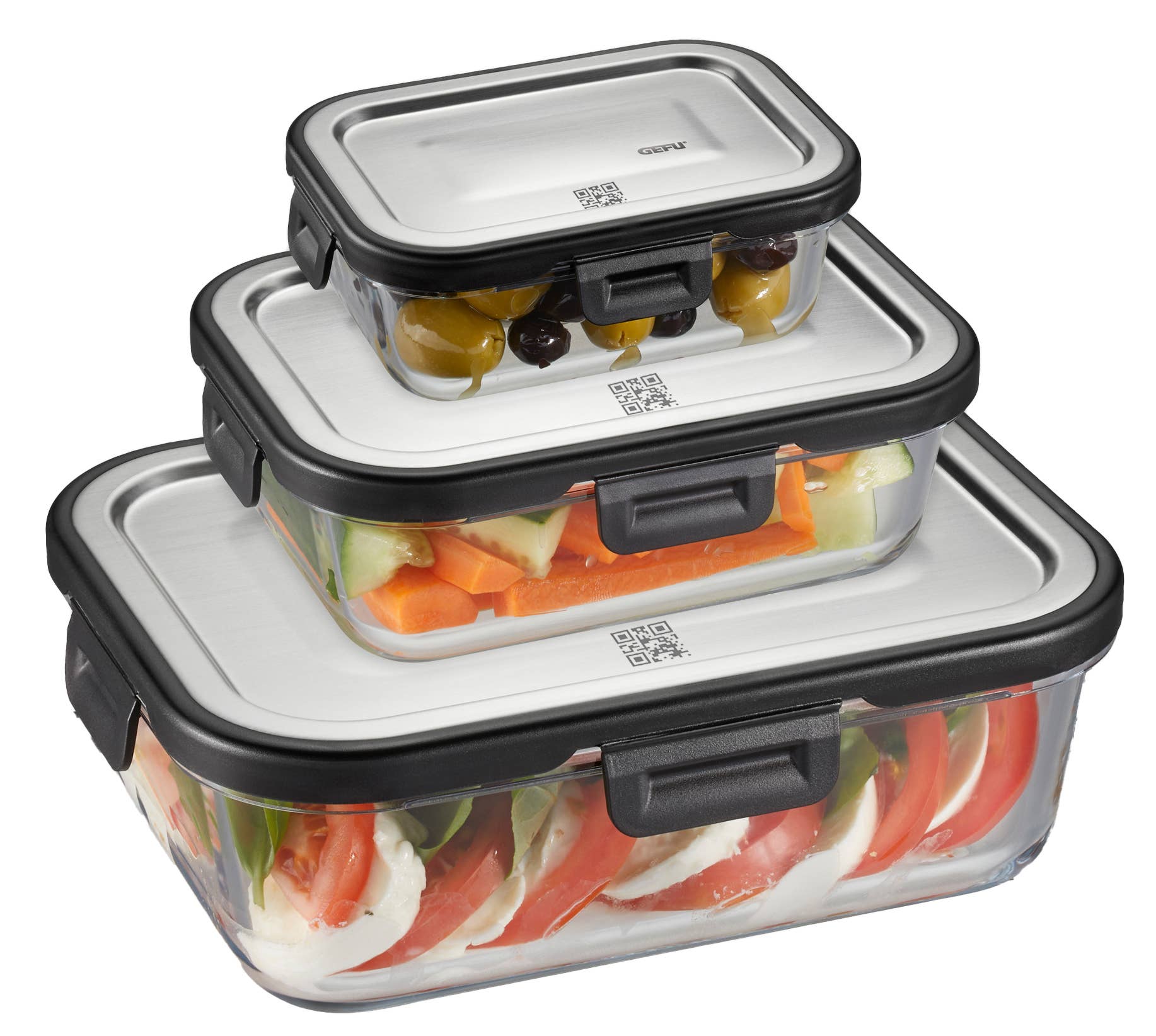 Gefu GmbH - Wholesale Food Storage Container - Food Storage Container Set Milo, 3 Pcs.0
