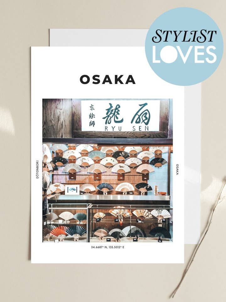 Osaka 'Ryu Sen' print voor wholesale door The Travel Edit