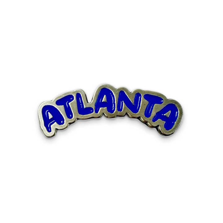 Atlanta Blues Enamel Pin for wholesale by Stuff Worldwide