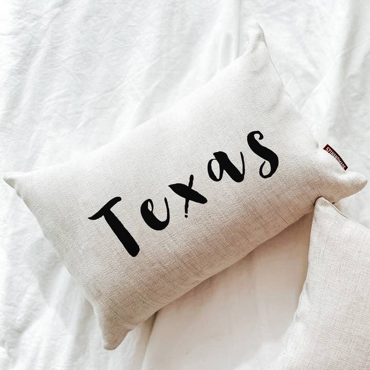 Personalized State Pillow for wholesale by 521handmade