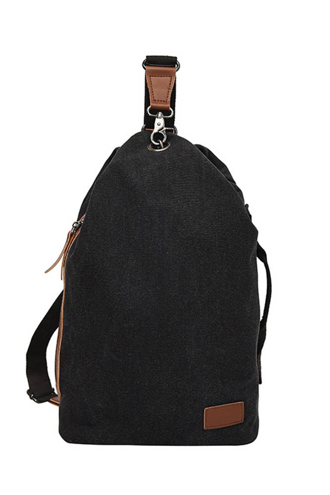 UNISHE – Mochila - Mulher por atacado – Sling Sling Lona Grande Capacidade MOQ 3pcs ZYB0278