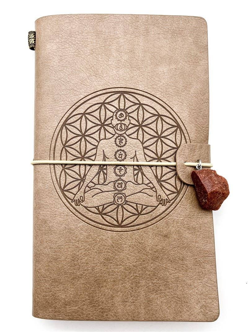 Esoterica Arte - Vente Cahiers - Carnet ésotérique 7 chakras 20 x 10 cm0