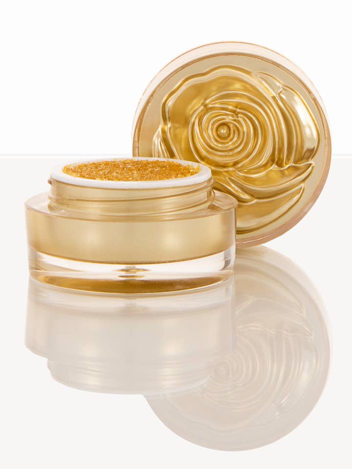 Golden Goddess Lip Scrub for wholesale by LuluRose Cosmetics Ltd