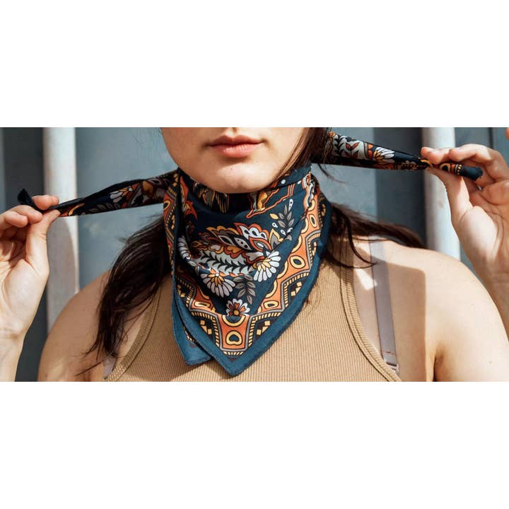 WILDUST - Vendita all'ingrosso Sciarpa - Donna - Sciarpa Moto Nomad - Stile Bohemien e Spirito Avventuroso5