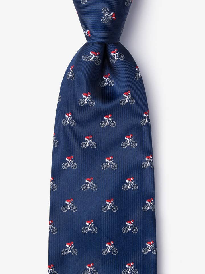 Woven Bicycle Necktie by Alynn - CLOSEOUT for wholesale by Alynn