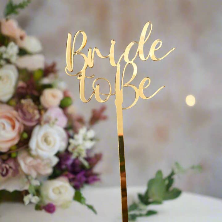 Bride to be Cake Topper for wholesale by Ame Rain Designs