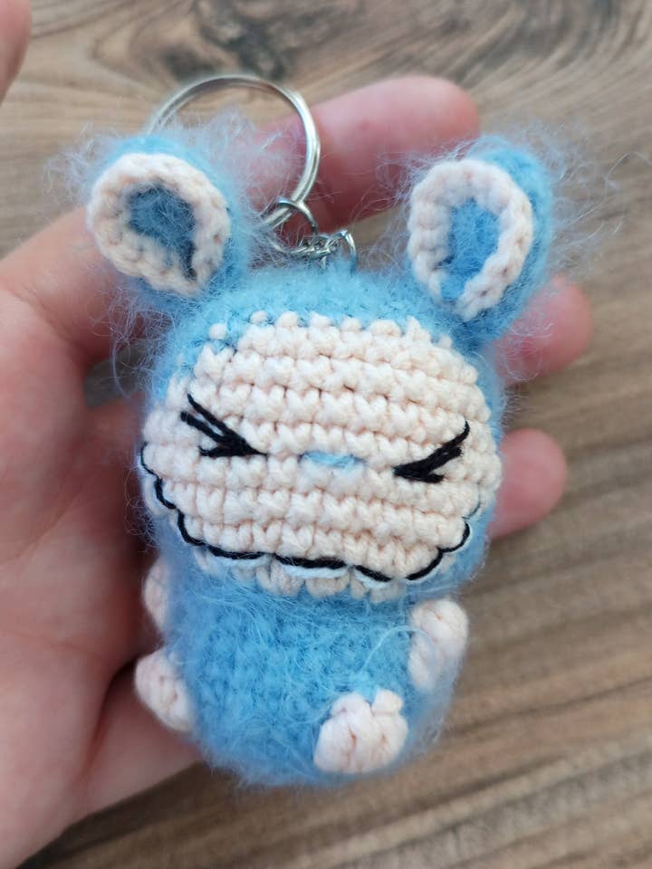 Whimsical Forest Creature Keychain – Handcrafted Plush Charm for wholesale by KLABELGIFT