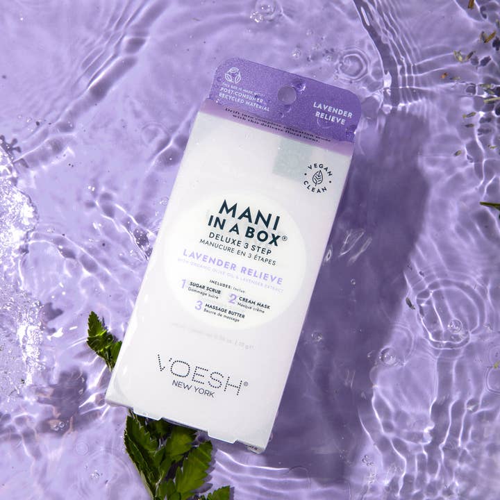 VOESH New York - Wholesale Nailcare Set - Mani in a Box - Add on Service - Lavender Relieve1