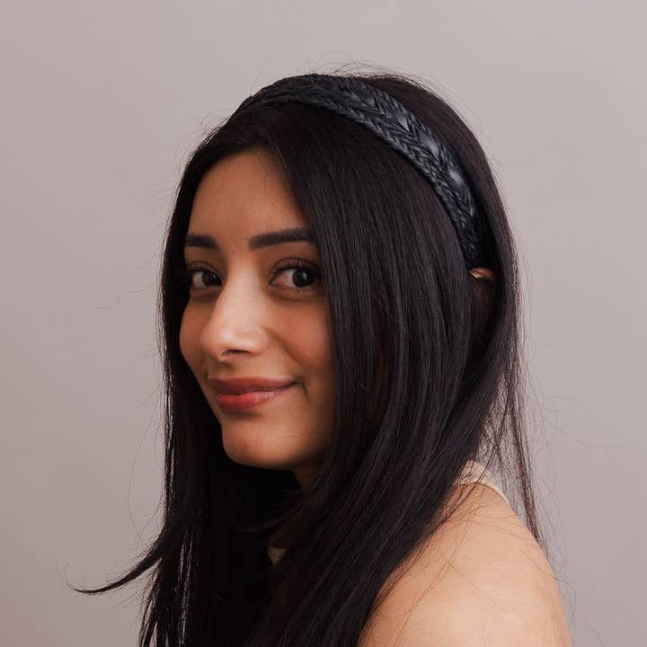 Leto Accessories - Wholesale Fashion Headband - Women's - 🌿 Vegan Leather Patterned Headband11