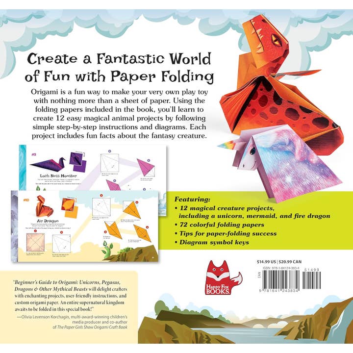 Fox Chapel Publishing - Wholesale Hobby- en doe-het-zelfboek - Beginnersgids voor origami: eenhoorns, Pegasus, draken en andere mythische dieren1