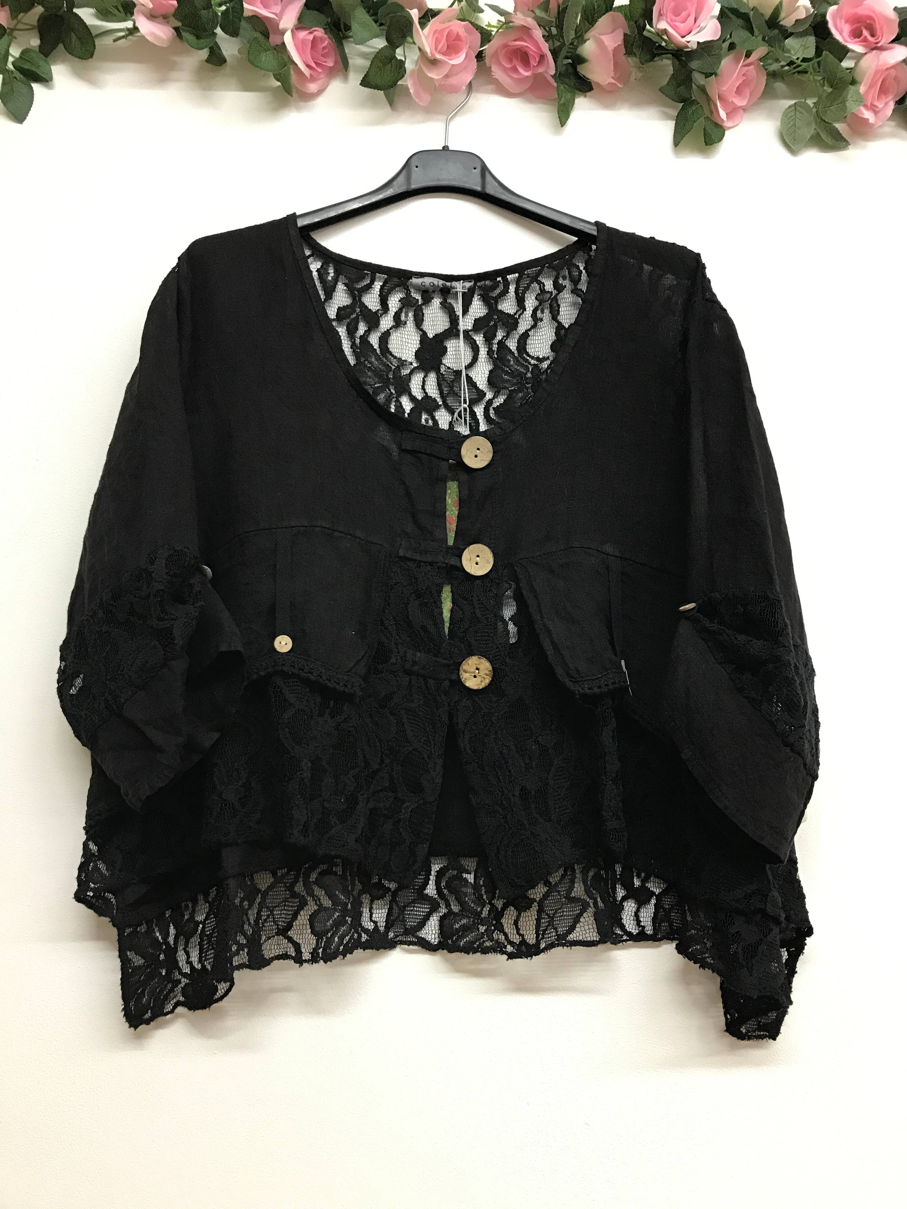 LINEN & COTTON HOUSE - Wholesale Jacket - Women's - VEST IN LINEN 9207 SPRING SUMMER46