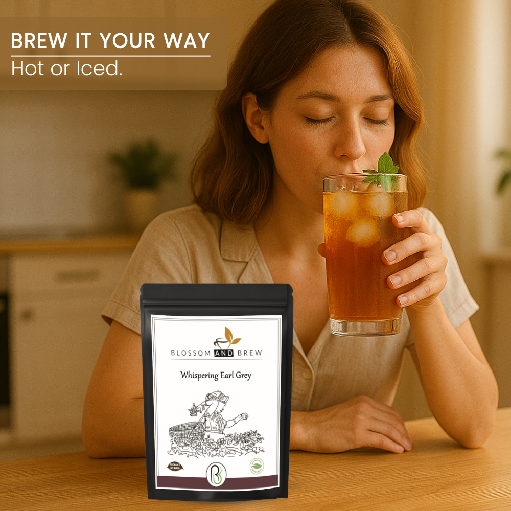 Blossom & Brew - Wholesale Loose Tea - Earl Grey Black Tea- Whispering Citrus & Vanilla Smooth2