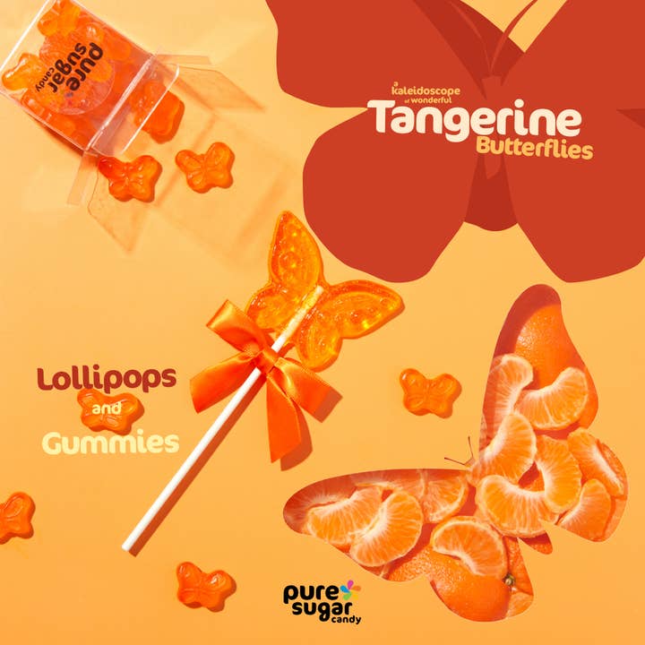 Pure Sugar Candy - Wholesale Lollipop - Butterfly Lollipops1