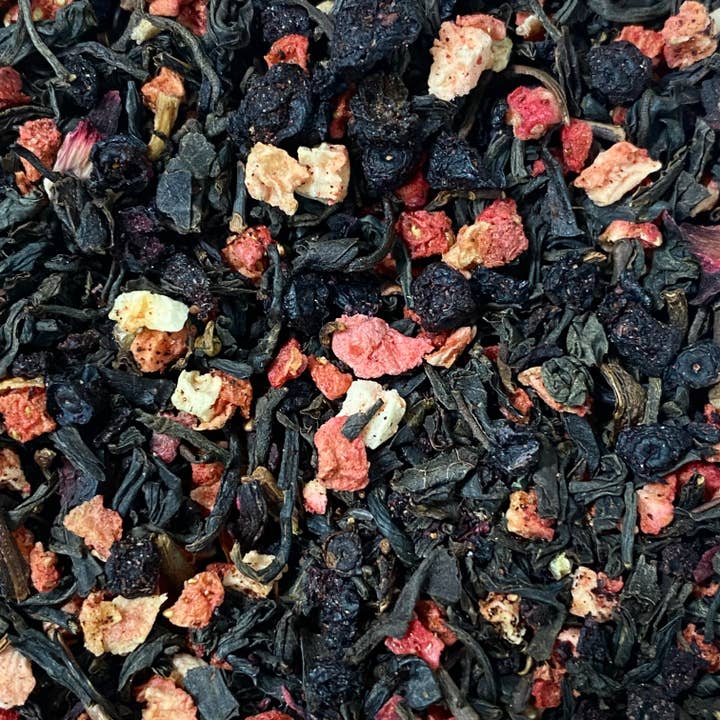 Tea’magine – Chá de saúde/Detox por atacado – Despertar da Floresta Orgânico - Chá Preto com Morango e Mirtilo5
