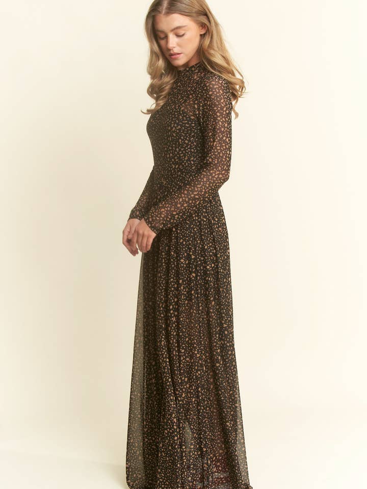 JADE BY JANE - Wholesale Dress - Women's - PLUS SIZE ANIMAL PRINT MESH MAXI DRESS2