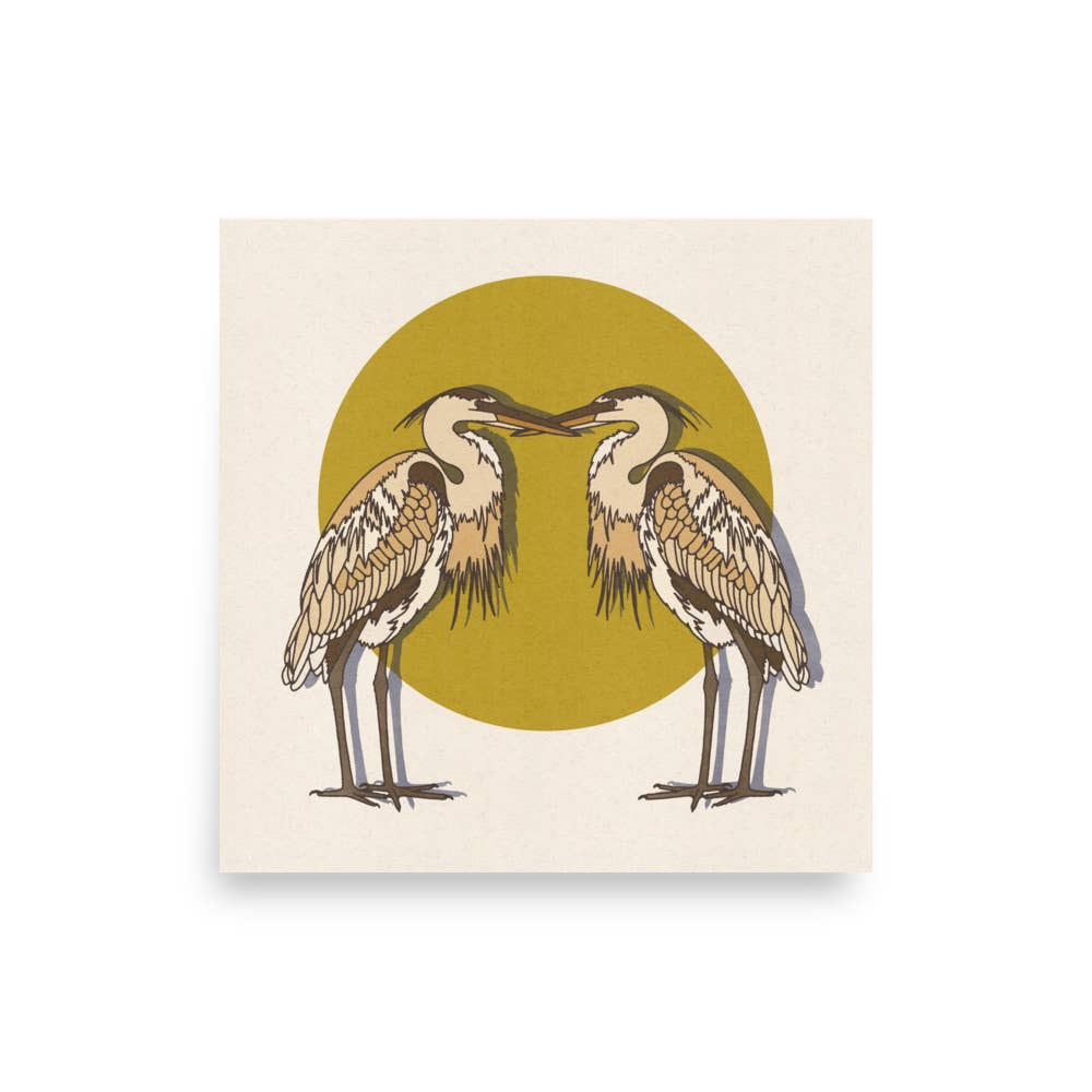 Brooke Finally - Wholesale Art Print - 8x8 Egret Art Print