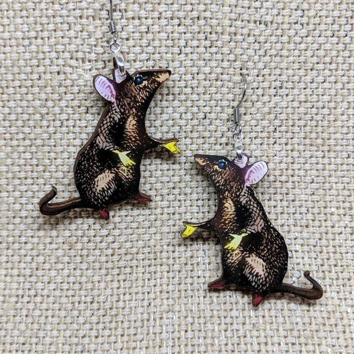 Pet Rat Earrings for wholesale by Iamsonotcool