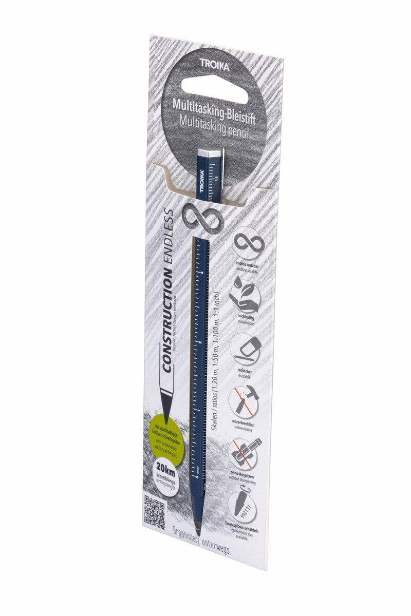 Troika, Duke Baron & Paperthinks by Brand Node, Inc. - Wholesale Pencil - Troika Multi-Tasking Construction Endless Pencil 12.5 Miles9