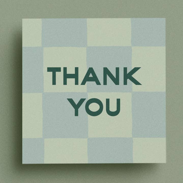 Dankescheck Mini-Karte für den Großhandel von Library Design Co.