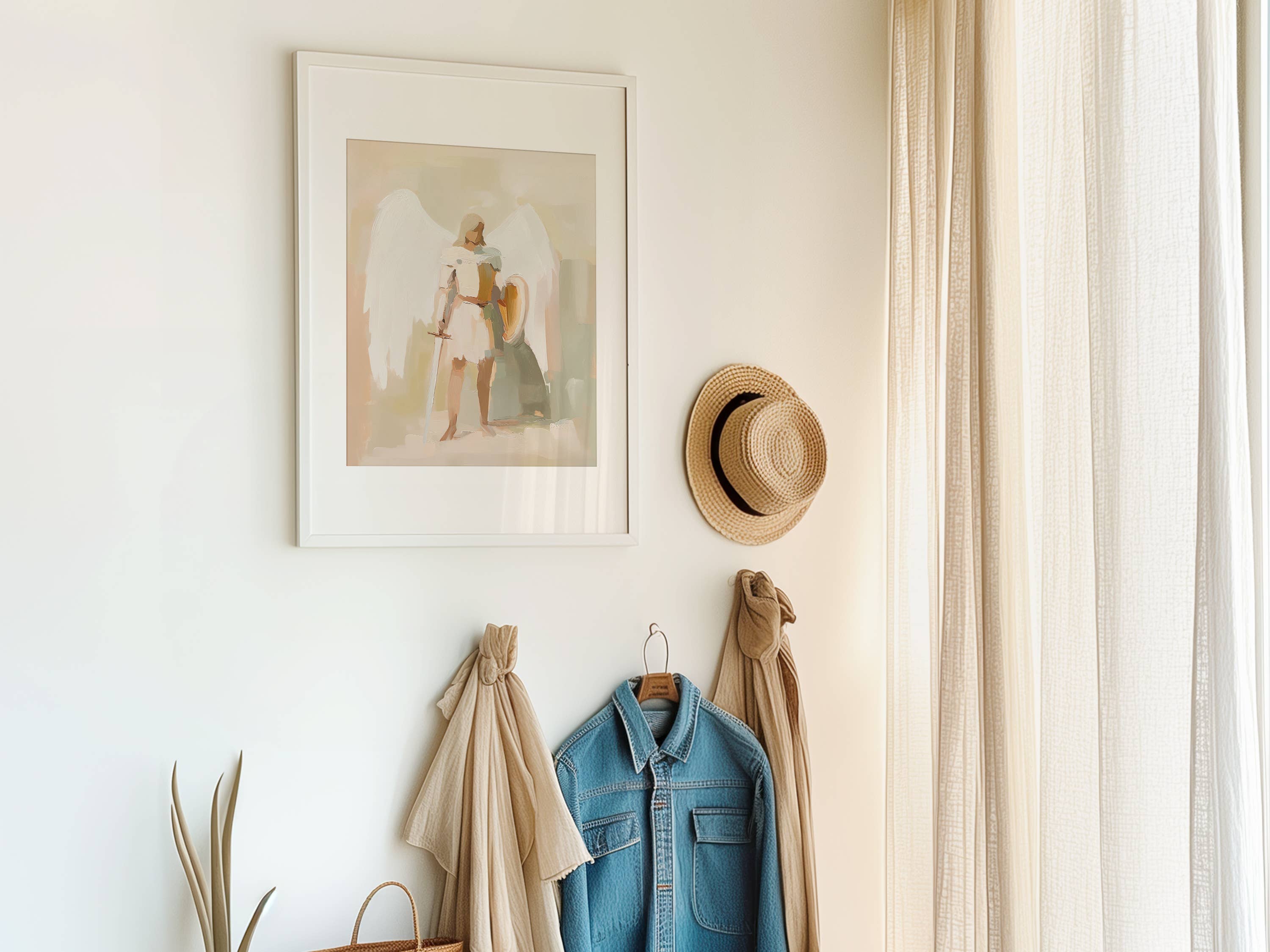 Reap+Sow - Wholesale Art print - St Michael the Archangel modern art print7