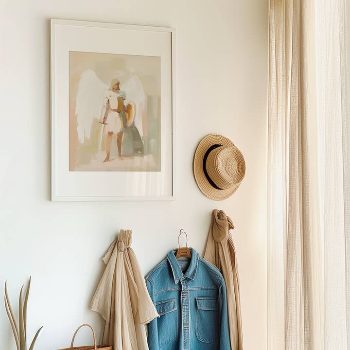 Reap+Sow – wholesale Art print – St Michael the Archangel modern art print7